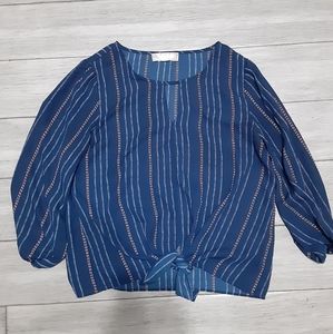 Pink Rose vintage blouse size small